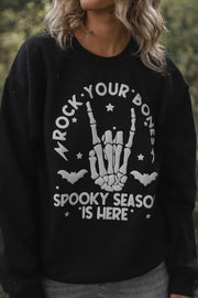 Rock Your Bones Black Sweatshirt