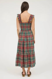 Evergreen Plaid Dress