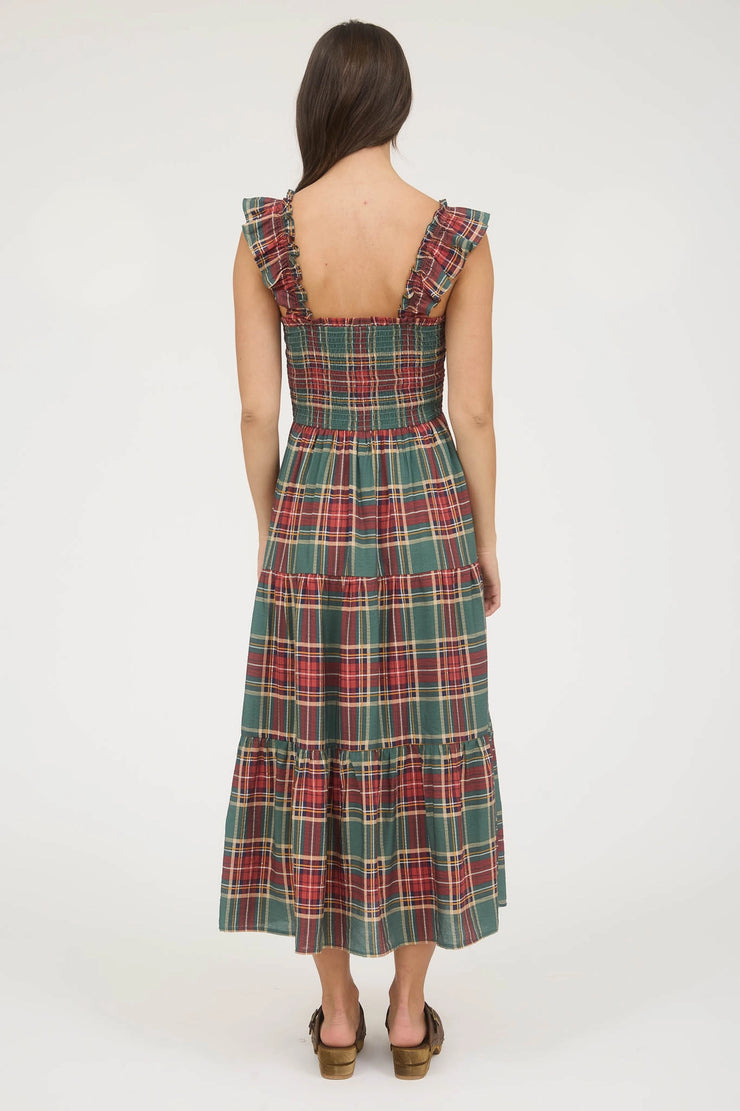 Evergreen Plaid Dress