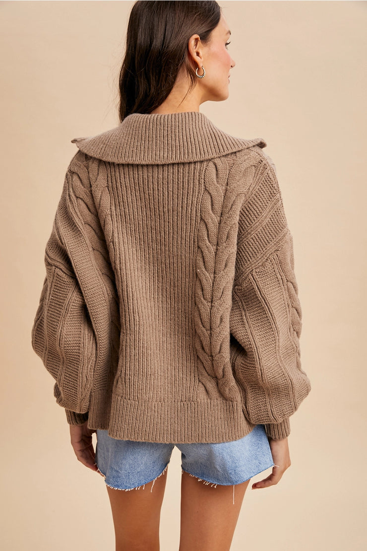 Chunky Cableknit Sweater