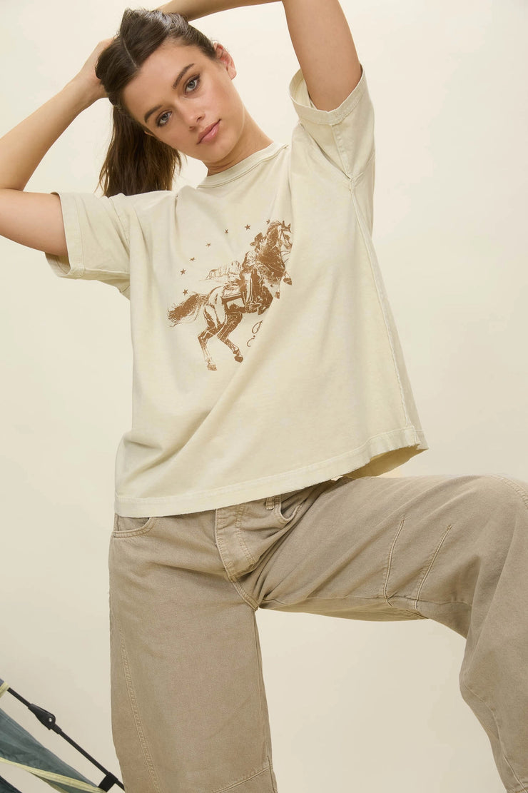 Rodeo Western Boxy Blouse
