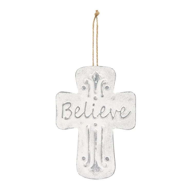 Believe Cross Ornament