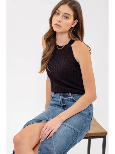 Black Knit Tank