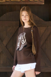 Western Boots Sweater