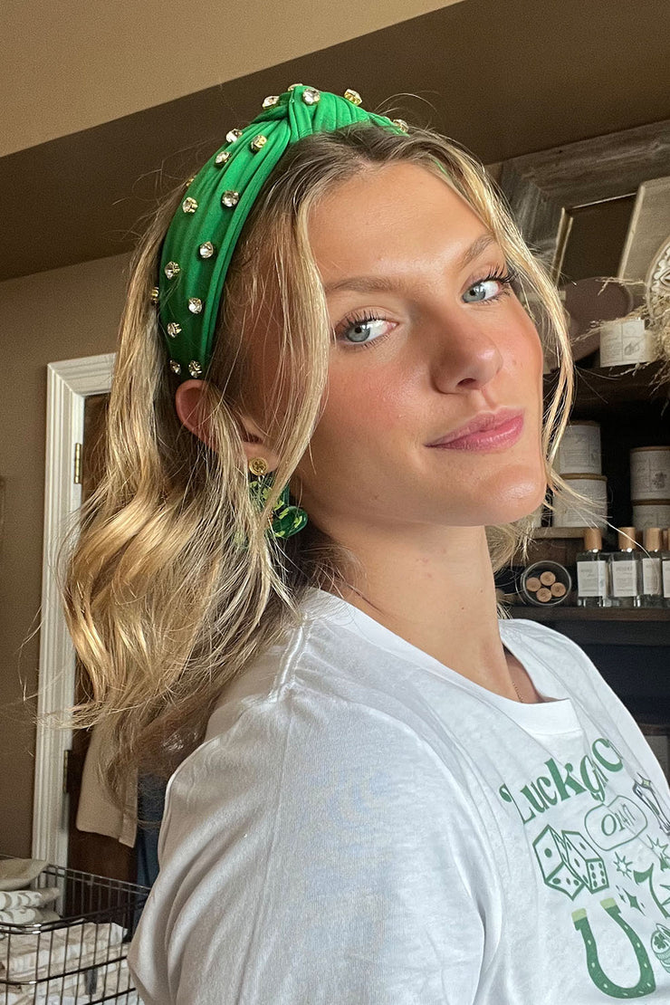 St Patricks Sparkling Headbands