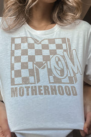 Motherhood Checkered Tee