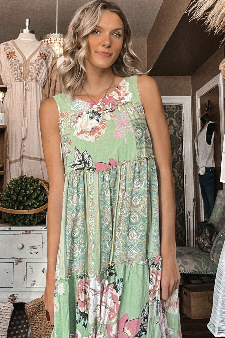 Halston Sage Floral Dress