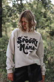 Spooky Mama Tan Sweatshirt