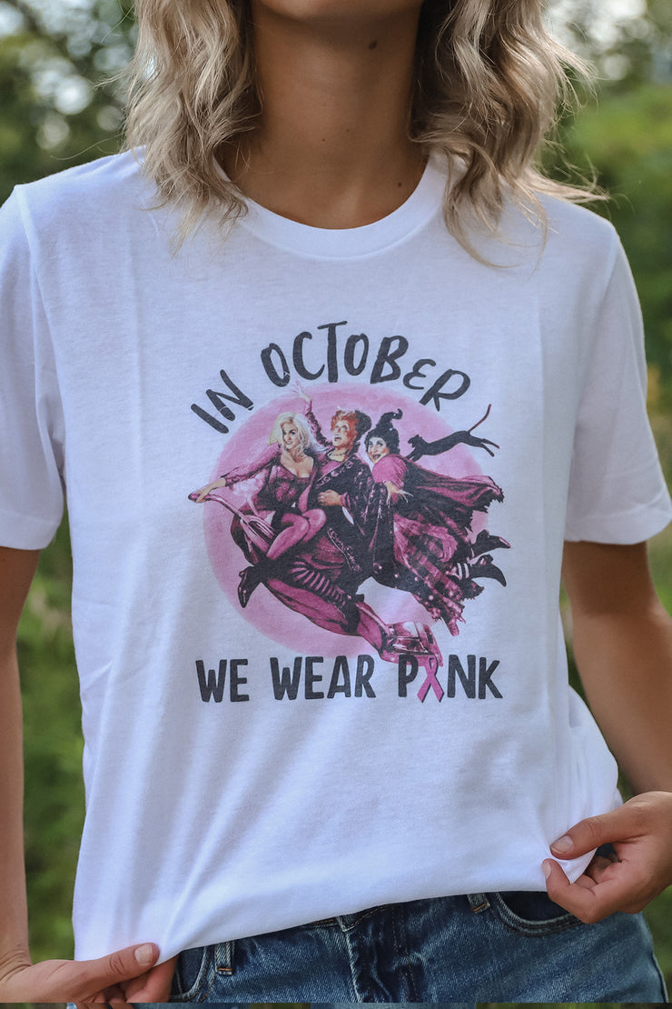 In October We Wear Pink tee
