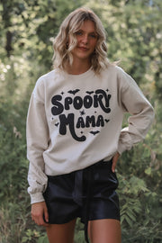 Spooky Mama Tan Sweatshirt