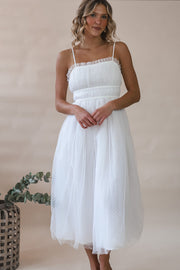 Camille White Tulle Dress