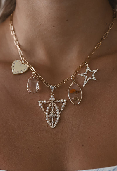 Charmed I'm Sure Shooting Star Necklace