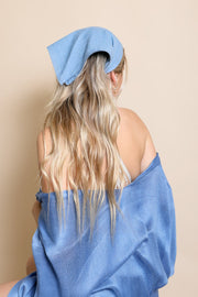 Chambray Linen Headscarf