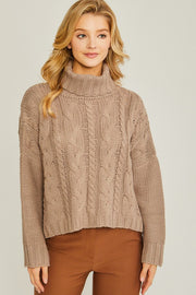 Truffle Turtleneck Sweater