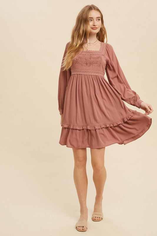 Sadie Embroidered Dress