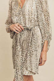 Lilah Leopard Dress
