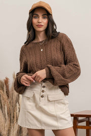 Zoya Mocha Sweater