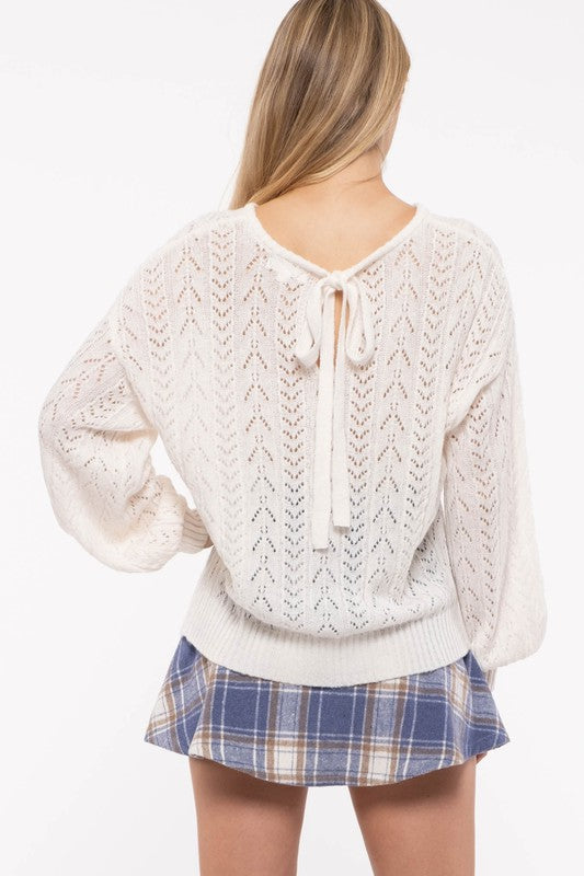 Zoya Cream Sweater