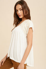 Caleb Ivory Blouse