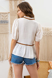 Halle Embroidered Blouse