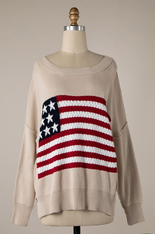 American Beauty Khaki Sweater