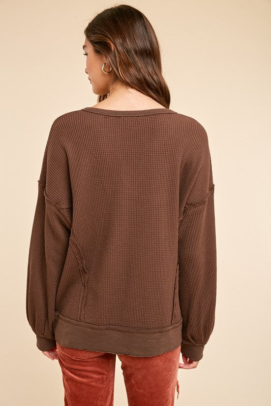 Miley Cocoa Blouse