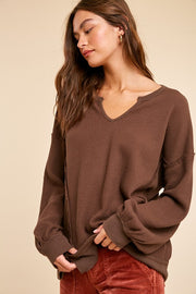 Miley Cocoa Blouse