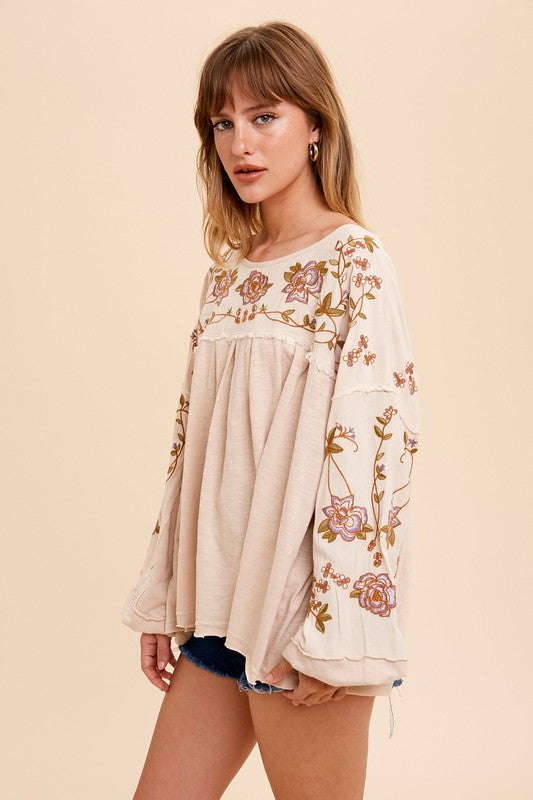 Emmy Embroidered Top