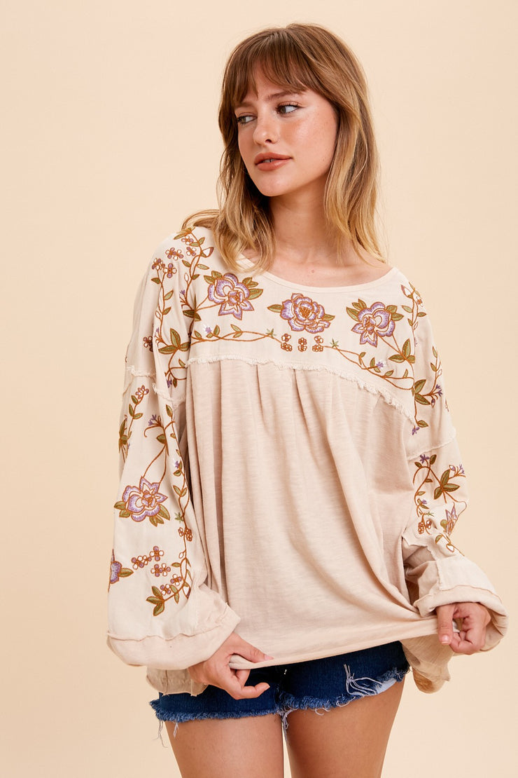 Emmy Embroidered Top