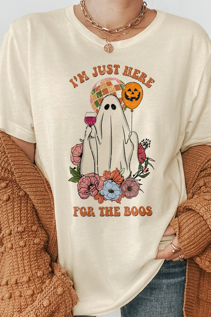 I'm Just Here For The Boos Tee