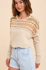 Sandy Embroidered Tee