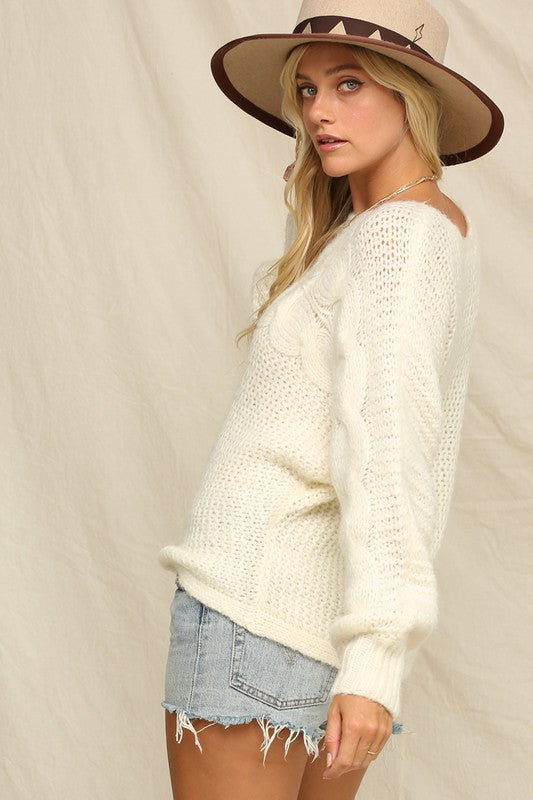 Ella Ivory Sweater
