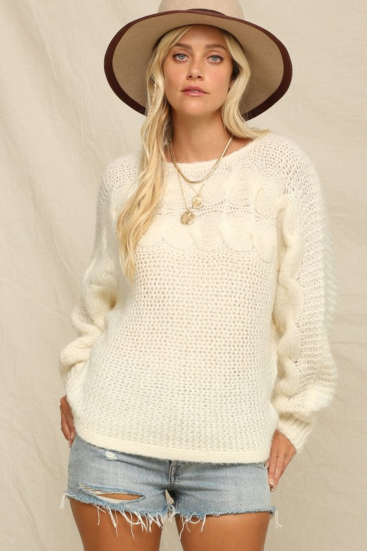 Ella Ivory Sweater