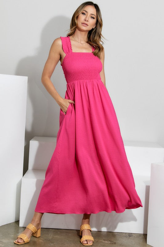 Kenzie Hot Pink Dress