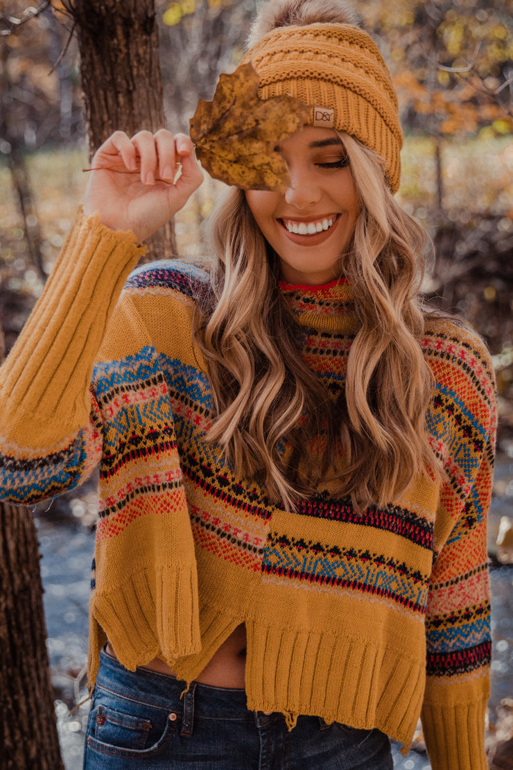 Free People All The Pattern Pullover