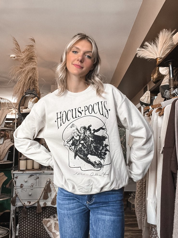 White Hocus Pocus Sweatshirt