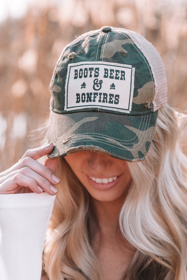 Boots, Beers & Bonfires Hat