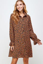 Dana Leopard Dress
