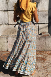 Santorini Summer Maxi Skirt