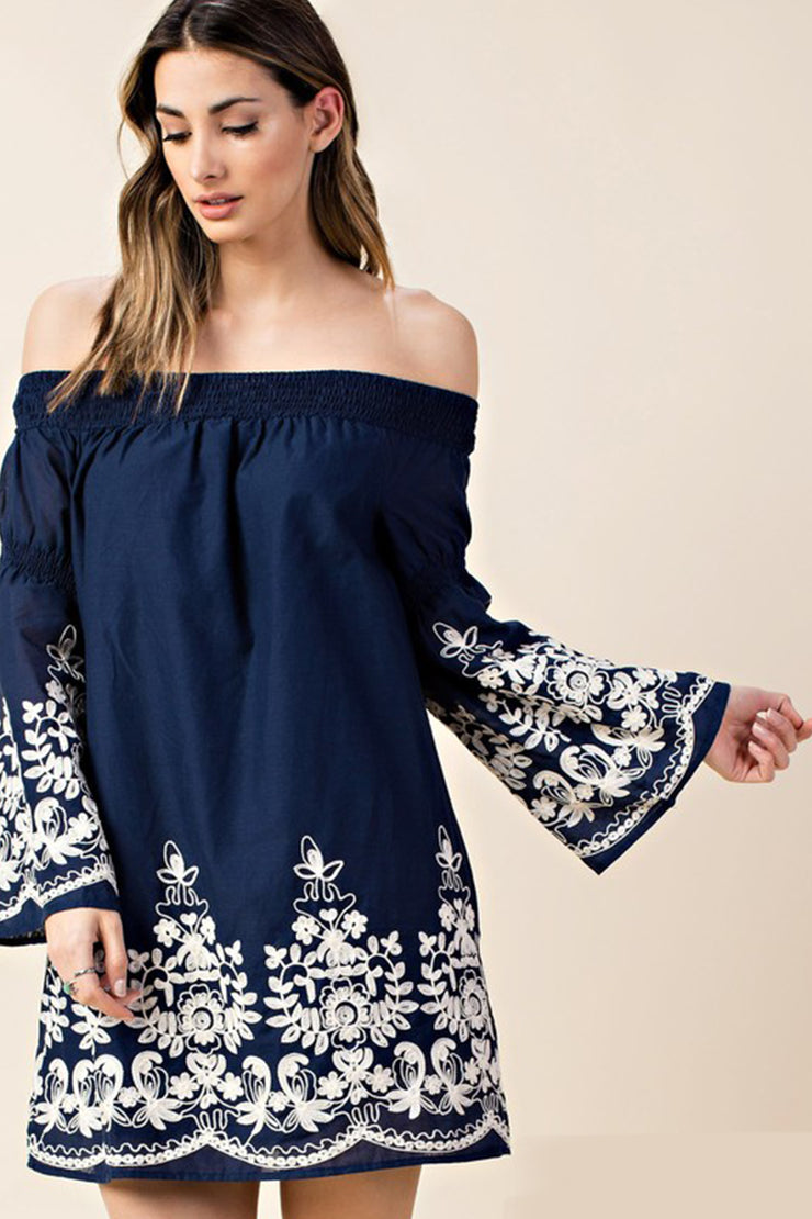 Bo Embroidered Dress