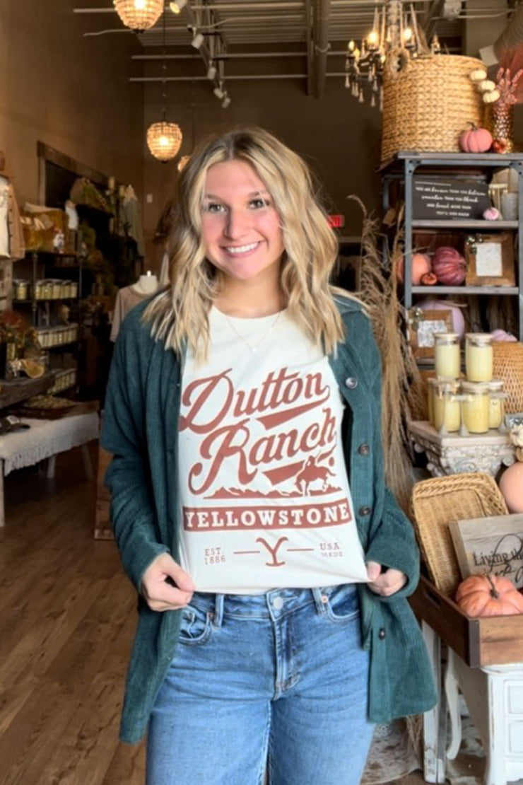 Dutton Ranch Ivory Tee