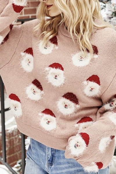 Blushing Santa Sweater