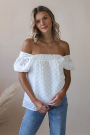 Collie White Blouse