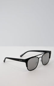 High and Dry Black & Silver Sunglasses