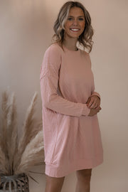 Coco Pink Sweater Dress